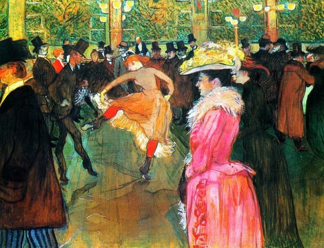 'Bal au Moulin Rouge' (1890) de Henri de Toulouse-Lautrec