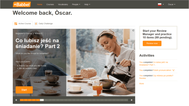 Para que veáis que no me invento lo del polaco